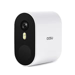 AOSU 5MP Camera Surveillance Wifi Exterieure Sans Fil, Ajouter des Caméras Spécifiquement pour Homebase (ne Fonctionne pas Sans Homebase), Caméra Exterieur Sans Fil avec Enregistrement 240 Jours, 166°