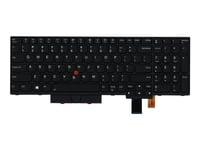 Lite-On - Ersättningstangentbord För Bärbar Dator - Med Trackpoint, Ultranav - Bakgrundsbelyst - Qwerty - Amerikansk - Svart - Fru, Cru - Tier 2 - För Thinkpad P51s 20Hb, 20Hc, 20Jy, 20K0  T570 20H9, 20Ha, 20Jw, 20Jx