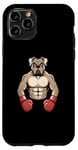 Coque pour iPhone 11 Pro Boxers Gants de boxe pour chien