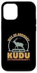 Coque pour iPhone 12/12 Pro Pourquoi être ordinaire lorsque vous Kudu Extraordinaire Cool Kudu Hunter