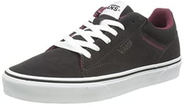 Vans Homme Seldan Basket, (Suede) Raven/White, 39 EU