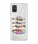 Coque Galaxy S20 PLUS plumes boho chic quotes love dream boheme transparente