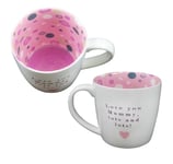 Two Up Two Down Inside Out Mummy Mug Present Idea Mother Sentiment Cup Gift Box