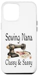 Coque pour iPhone 12 Pro Max Sewing Nana Classy And Sassy Queen Machine à coudre vintage