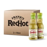 Frank's RedHot Fire-Roasted Jalapeño Craft Hot Sauce 135 ML, Pack of 2, Smokey Fiery Hot Chilli Sauce, Use as Condiment, for Veg & Non-Veg Cuisine, Perfect for Grilled Chicken, Nachos and Tacos