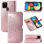 Rose Gold Yhteensopiva Google Pixel 4A 5G Mandala Kohokuvioidun Kotelon Kanssa