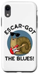 Coque pour iPhone XR Jeu de mots Funny Snail de Scar-got The Blues