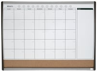 Nobo Mini magnetisk whiteboard planlegger med korktavle 58,5x43cm