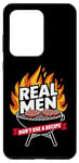 Galaxy S20 Ultra BBQ Grilling Real Men Don't Use A Recipe Barbecue Grill Case