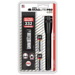 Maglite Mini AA LED Pro Black - 332 lumens - 172m beam - holster pack