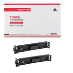 TONER W2200A 220A Noir x 2 Compatible pour HP-NOPAN-INK HP Color LaserJet Pro 4202 Series, Pro 4202 dn, Pro 4202 dw, Pro 4202 dwe, Pro MFP 4302 Series, Pro MFP 4302 dw, Pro MFP 4302 dwe, Pro MFP 4302 fdn, Pro MFP 4302 fdw, Pro MFP 4302 fdwe