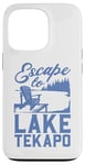 Coque pour iPhone 13 Pro Je m'enfuis vers le lac Tekapo