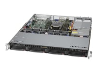 Supermicro Sc813m F2tqc4-R407cb - Kan Monteras I Rack - 1U - Atx - Sata/Sas - Hot-Swap - Svart