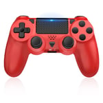 Lapezei Manette sans Fil pour PS 4, Manette de Jeu à Double Vibration Joystick avec Prise Audio 3,5 mm/LED/pavé Tactile Compatible avec PS4/Pro/Slim/PC