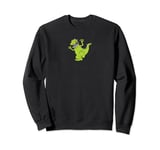 Rugrats Iconic Cute Reptar Being Reptar Small Chest Portrait Sweatshirt