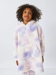 John Lewis Kids' Tie Dye Oversized Lounge Hoodie, Multi