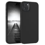 Phone Case for Apple iPhone 15 Plus Silicone Cover Protective Black