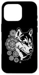 iPhone 16 Pro Wolf with mandala figures, Indian, yoga Case