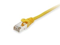 Equip Câble patch RJ45 Cat6A S/FTP (S-STP) PIMF 10 m Jaune