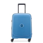 DELSEY PARIS - Belmont Plus - Valise Cabine Rigide Matière Recyclée et Recyclable 55x40x20 cm - 33 L - S - Bleu Zinc