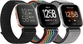 YCHDDER Nylon Straps Compatible with Fitbit Versa 2 Strap/Fitbit Versa Strap/Fit