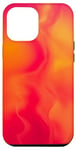 Coque pour iPhone 12 Pro Max Rose et orange, motif abstrait et dégradé coloré