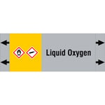 Brady ISO20560PM-165X60-LIQUID OXYGEN self-adhesive label Rectangle Pe