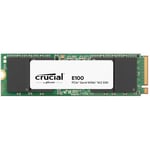 Crucial E100 PCIe 4.0 NVMe SSD 1TB M.2 2280 - Read 5000MB/s, Write 4500MB/s CT1000E100SSD8 BULK PACK