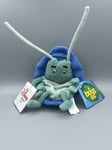 Disney Store Bugs Life Plush Soft Toy Beanie Tuck 8” New Retired Vintage