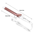 Curling Iron Hair Curler Wand With Ceramic Coating FoRoll Wpples Rose Gold