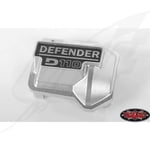 FR- Rc4Wd Slvr Defender D110 Diff Cover For Traxxas Trx-4 (Silver) - RC4VVVC0478