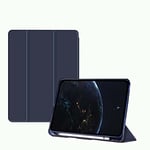 BXGH Étui pour iPad 10.2 iPad 9. Génération 2021/iPad 8. Génération 2020/iPad 7. Génération 2019, Coque arrière Rigide Fine avec Support pour iPad 10.2 Zoll - Bleu Marine