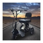 Mini électrique Pliant Tricycle électrique Scooter électrique handicapés en Fauteuil Roulant Adulte Lithium Portable for handicapés ELD JIAJIAFUDR