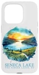 iPhone 15 Pro Seneca Lake Sunset Vineyard Finger Lakes NY Nostalgic Art Case