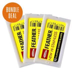 Feather Double Edge Razor Blades Bundle (30-p)