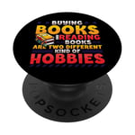 Acheter des livres et lire des livres Lover Book Collector PopSockets PopGrip Adhésif