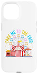 iPhone 15 Take Me To State And County Fairs Pop Corn Ferris Wheel Case