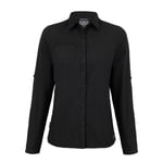 Craghoppers Womens/Ladies Expert Kiwi Long-Sleeved Shirt (Black) - Size 12 UK