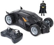 DC Comics, Batman Batmobile Remote Control Car, Easy to Drive, Compatible with Batman Figures, Kids’ Toys for Boys and Girls Aged 4 and Up