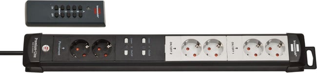 Brennenstuhl Premium-Line Radio Switch - flerkoplingslist - 3500 watt