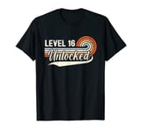 Level 16 Unlocked Funny 16th Birthday Gamer For Boy & Girl T-Shirt