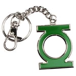 The Noble Collection DC Comics Green Lantern Logo Keychain - 3in (8.5cm) Green Lantern Sigil Film Set Movie Props Gifts Merchandise