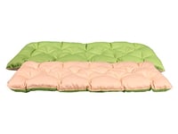 Meerweh La Mer Mal Coussin pour Banc 3, Coussin réversible Coussin Coussin pour Banc, Vert, 150.0 x 50.0 x 10.0 cm, 74079