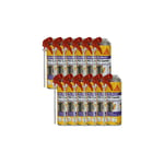 Sika - Lot de 12 mousses polyuréthanes expansives Boom 102 Combi - 500ml - Blanc