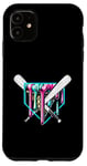 iPhone 11 Baseball Home Plate Drip 2 Ice-Cream for Softball Case