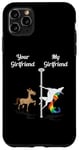 Coque pour iPhone 11 Pro Max Ta copine, ma copine, pole dance, danseuse de licornes