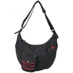 Sac à main Levis  Sac extra-plat demi lune  Rank - Toile nylon - Noir