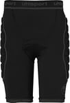 uhlsport Bionikframe Padded Short Black Edition - Short rembourré pour Adultes et Enfants - Pantalon de Protection Court pour Gardien de But de Football, Handball, Volley-Ball, etc.