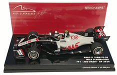 Minichamps Haas F1 VF-20 #50 FP1 Abu Dhabi GP 2020 - Mick Schumacher 1/43 Scale