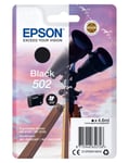 Epson 502 Black Binoculars Genuine Ink Cartridge, Standard Black Standard